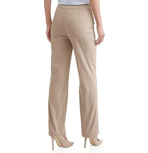 Time & Tru Women's Millennium Pull On Pants (Medium 8/10, Brownstone) — 2