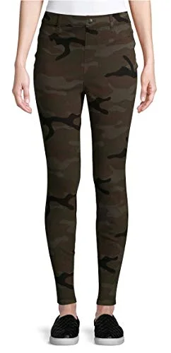 Time and Tru Camo High Rise Stretch Fitted Jegging - X-Small