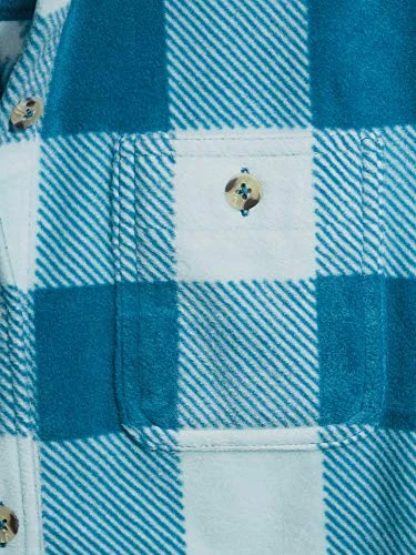 Time & Tru Women's Shirt Jacket (Corsair Check, Large 12/14) — 4