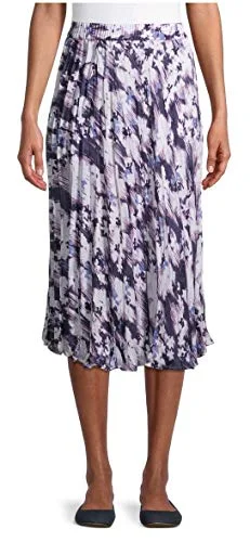 Ikat Print Crinkle Skirt — large