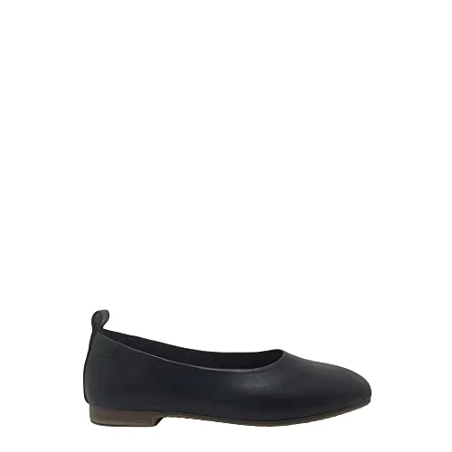 Time and Tru Women's Soft Square Toe Ballet Flats (9.5, Black, Numeric_9_Point_5) — 2
