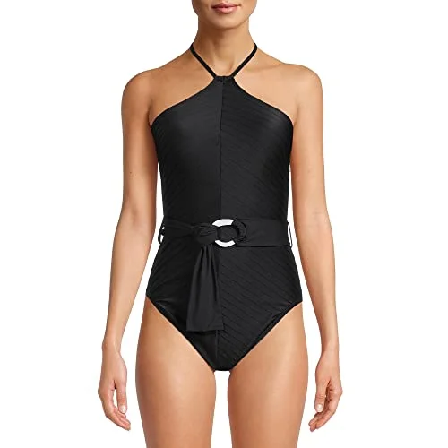 Chevron Halter Swimsuit — x-large (16-18)