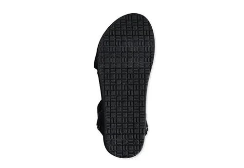 Time and Tru Women's Nature Sandal (Black, US Footwear Size System, Adult, Women, Numeric, Medium, 8) — 5