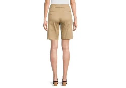 Time and Tru Women's Pull-on Bermuda Shorts (US, Alpha, 3X-Large, Regular, Regular, Ant) — 2