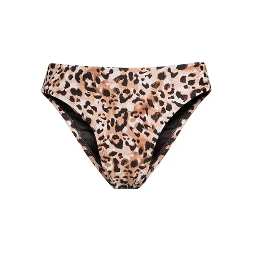 Time and Tru Women's Ruched Cheeky Low Rise Swim Bottom (US, Numeric, 12, 14, Regular, Regular, Brushed Cheetah) — 3