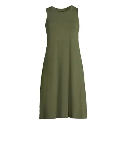 Time and Tru Women's Sleeveless Knit Dress (US, Alpha, Large, Regular, Regular, Sea Turtle) — 4