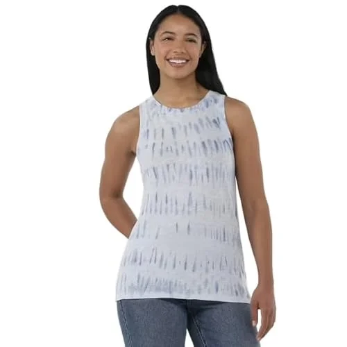 High-Low V-Neck Tank — neck x-small
